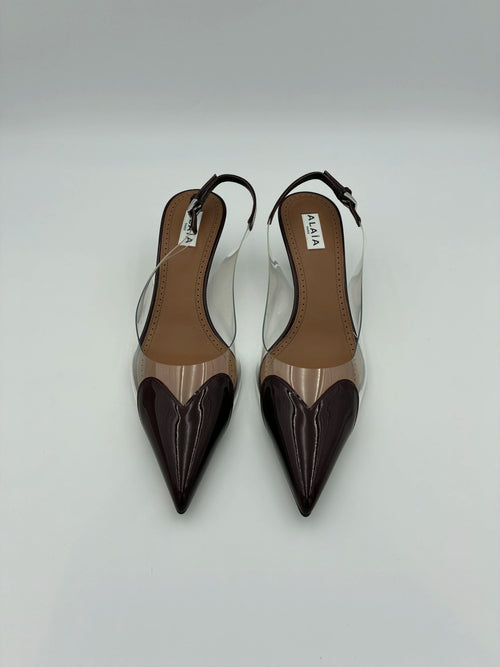 Alaïa Patent Heart Leather Pump - New - Size US9