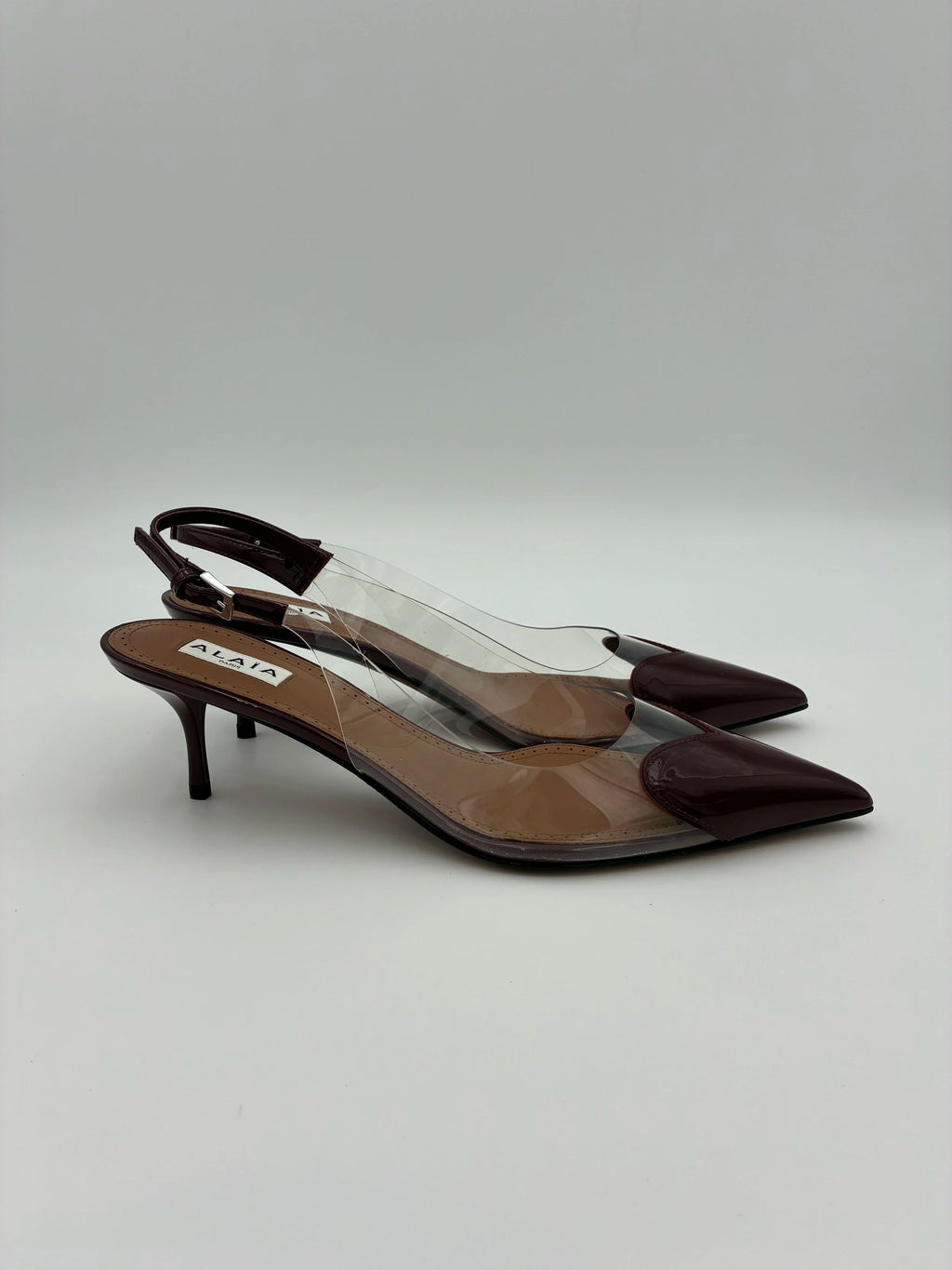Alaïa Patent Heart Leather Pump - New - Size US9