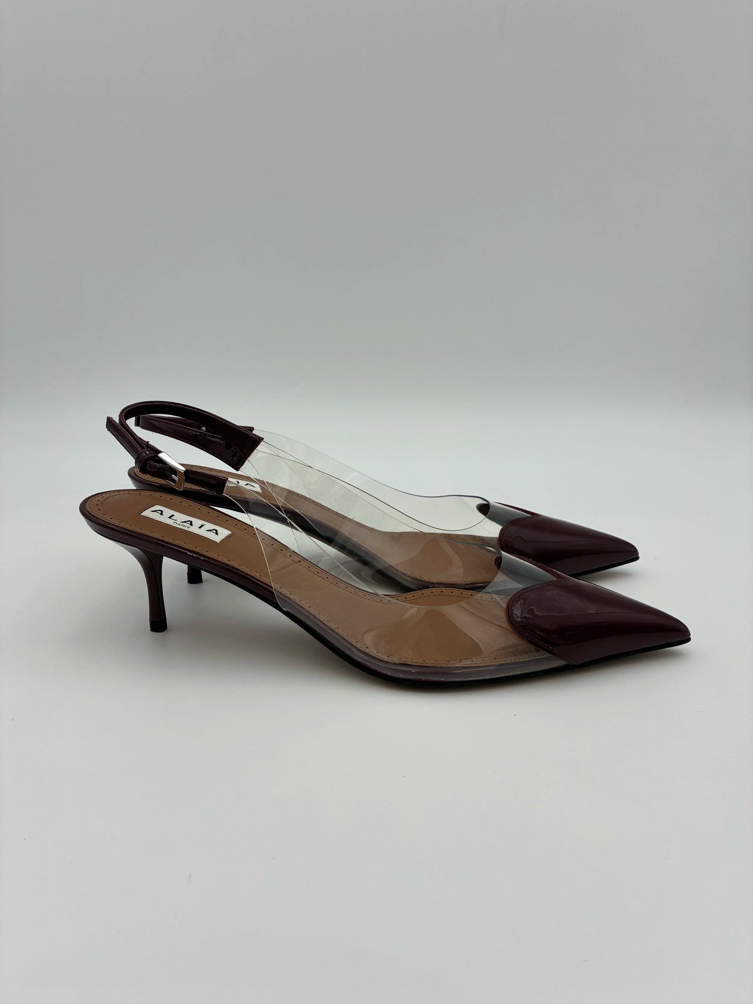 Alaïa Patent Heart Leather Pump - New - Size US9