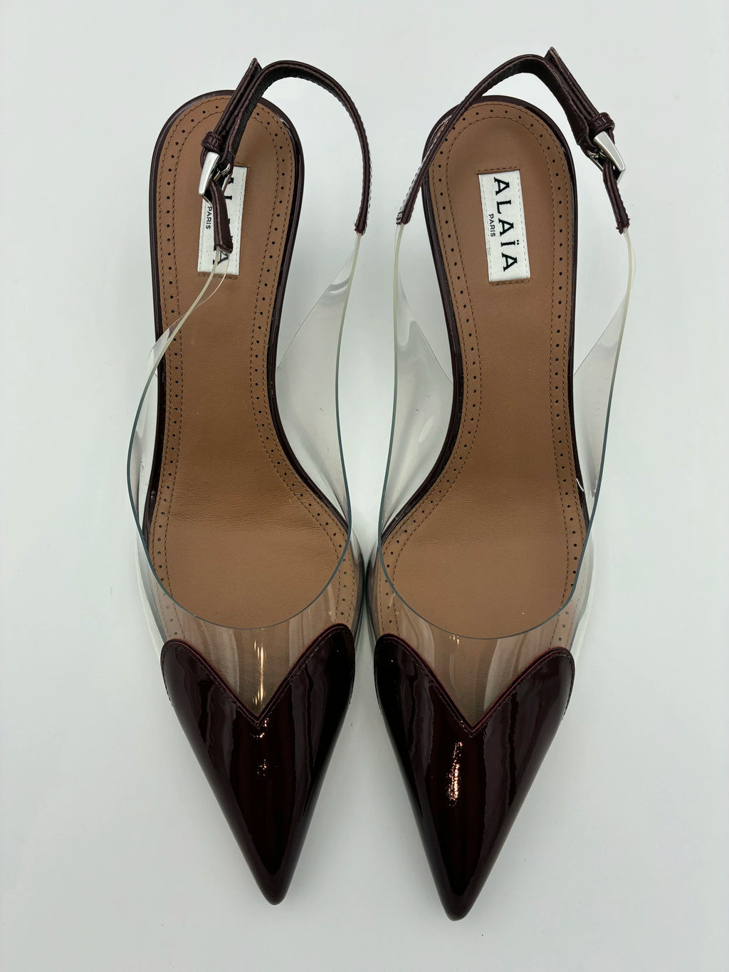 Alaïa Patent Heart Leather Pump - New - Size US9