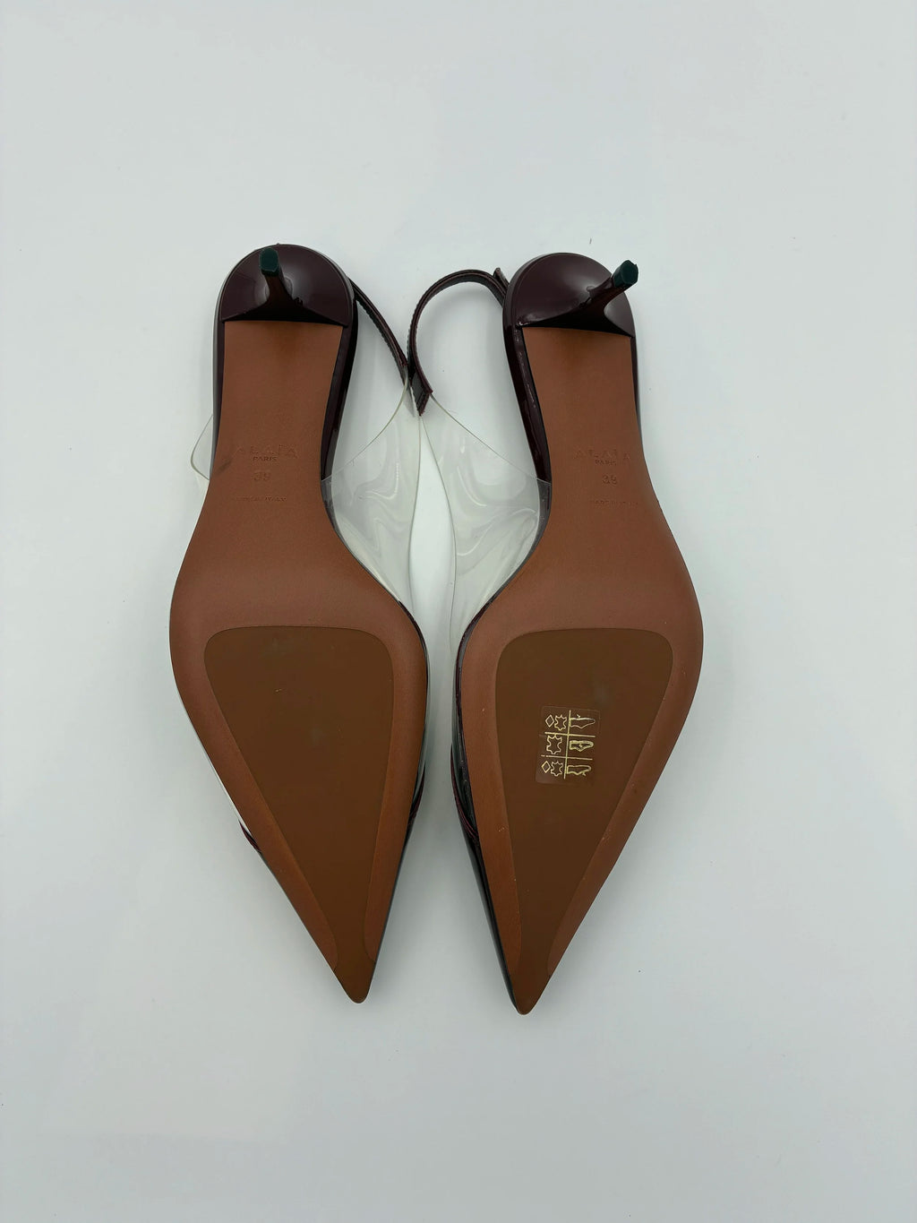 Alaïa Patent Heart Leather Pump - New - Size US9
