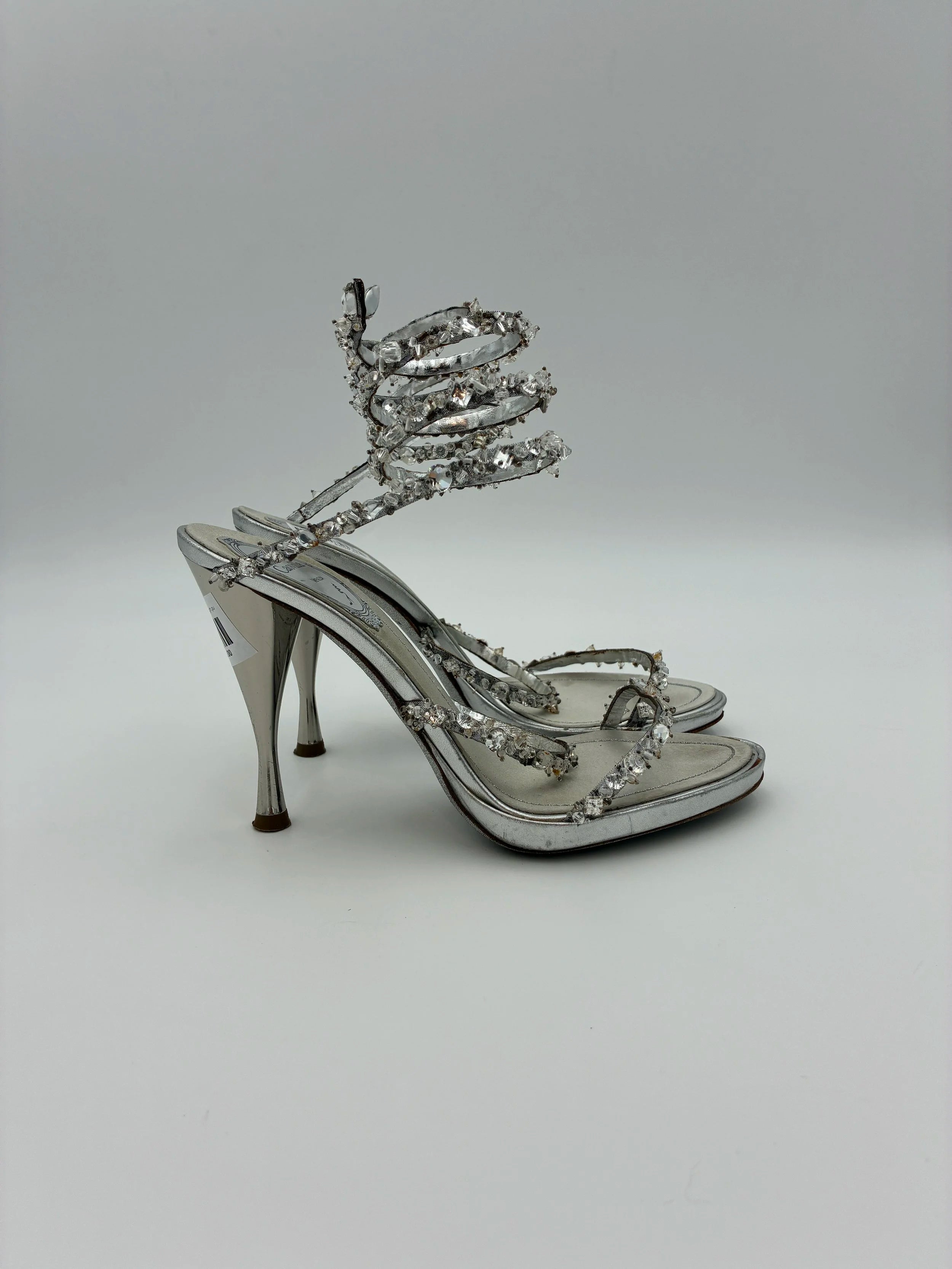 Rene Caovilla Cleo Crystal High Pump - Size US6.5