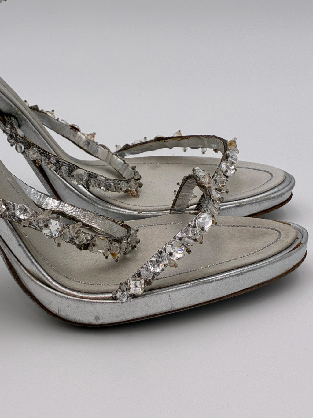 Rene Caovilla Cleo Crystal High Pump - Size US6.5