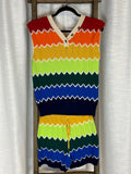 Multicolor knit 2 piece set - Size M