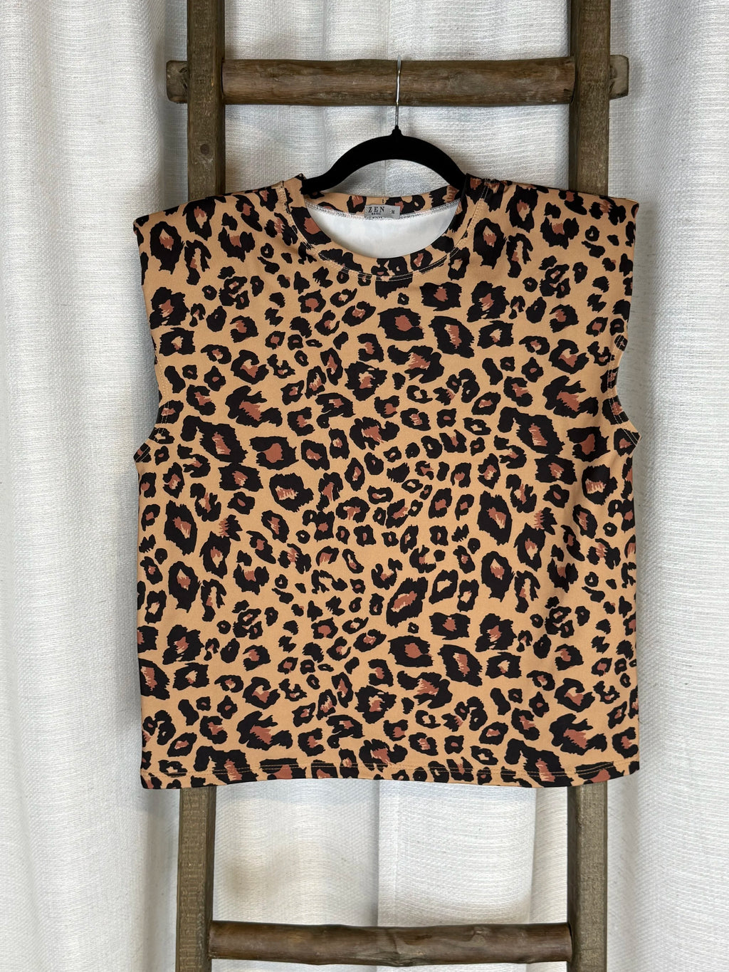 Zen Basic Cheetah Print Tank Top - Size M
