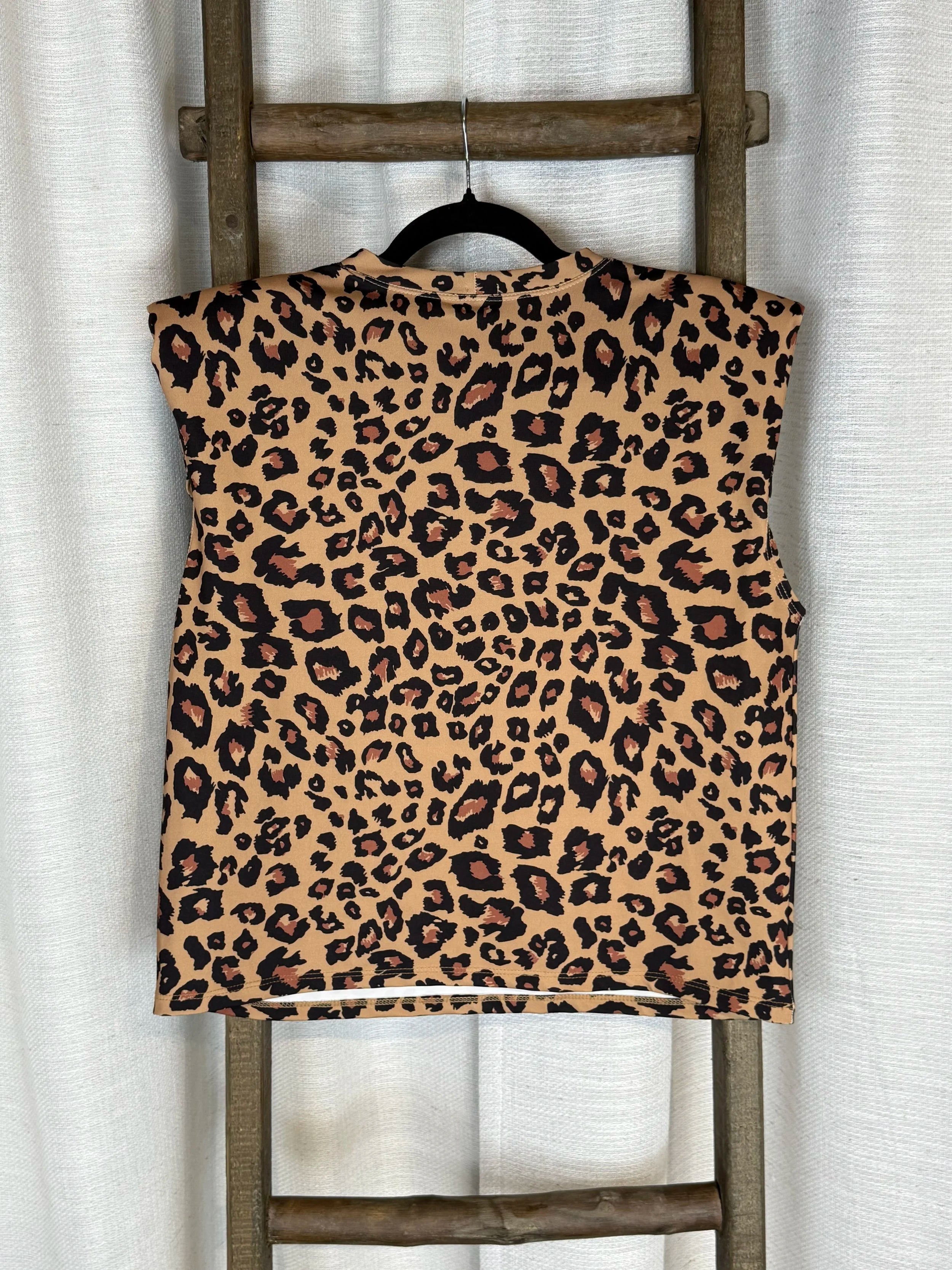 Zen Basic Cheetah Print Tank Top - Size M
