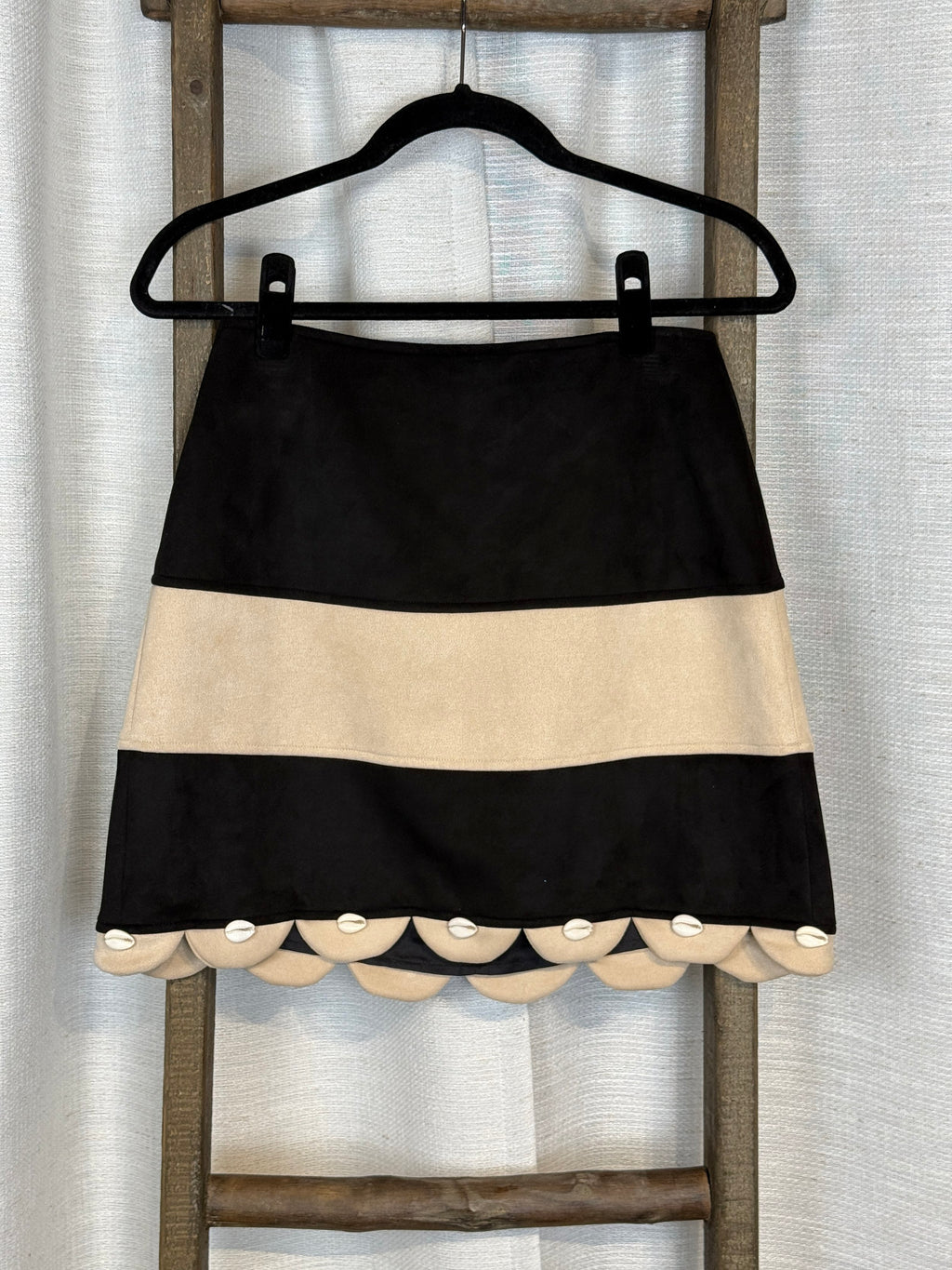 Juliana Santos Striped Seashell Skirt - Size M