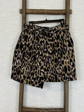 NK Leopard Print Skort with Belt - Size L