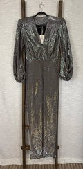 S Club Shimmering Silver Jumpsuit - Size S