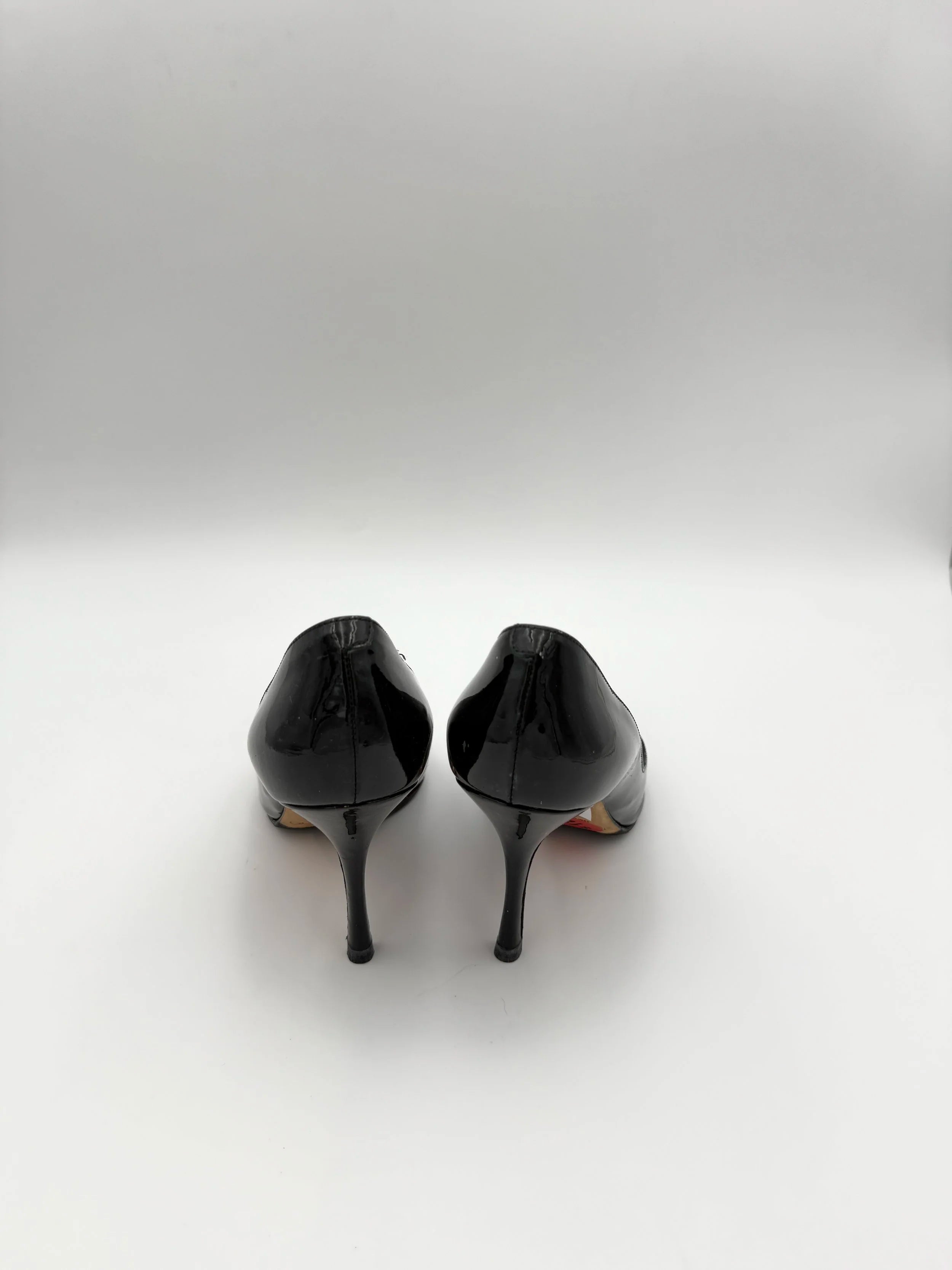 Jimmy Choo Black Patent  Stiletto - Size EU39
