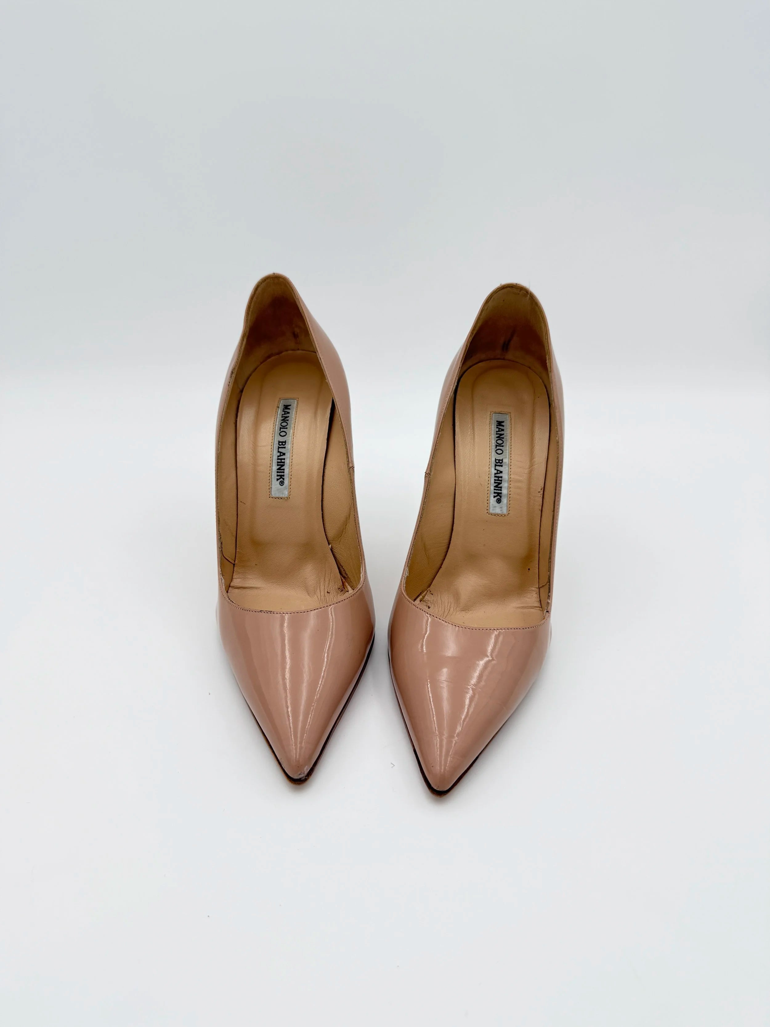 Manolo Blahnik nude stilleto - Size EU39