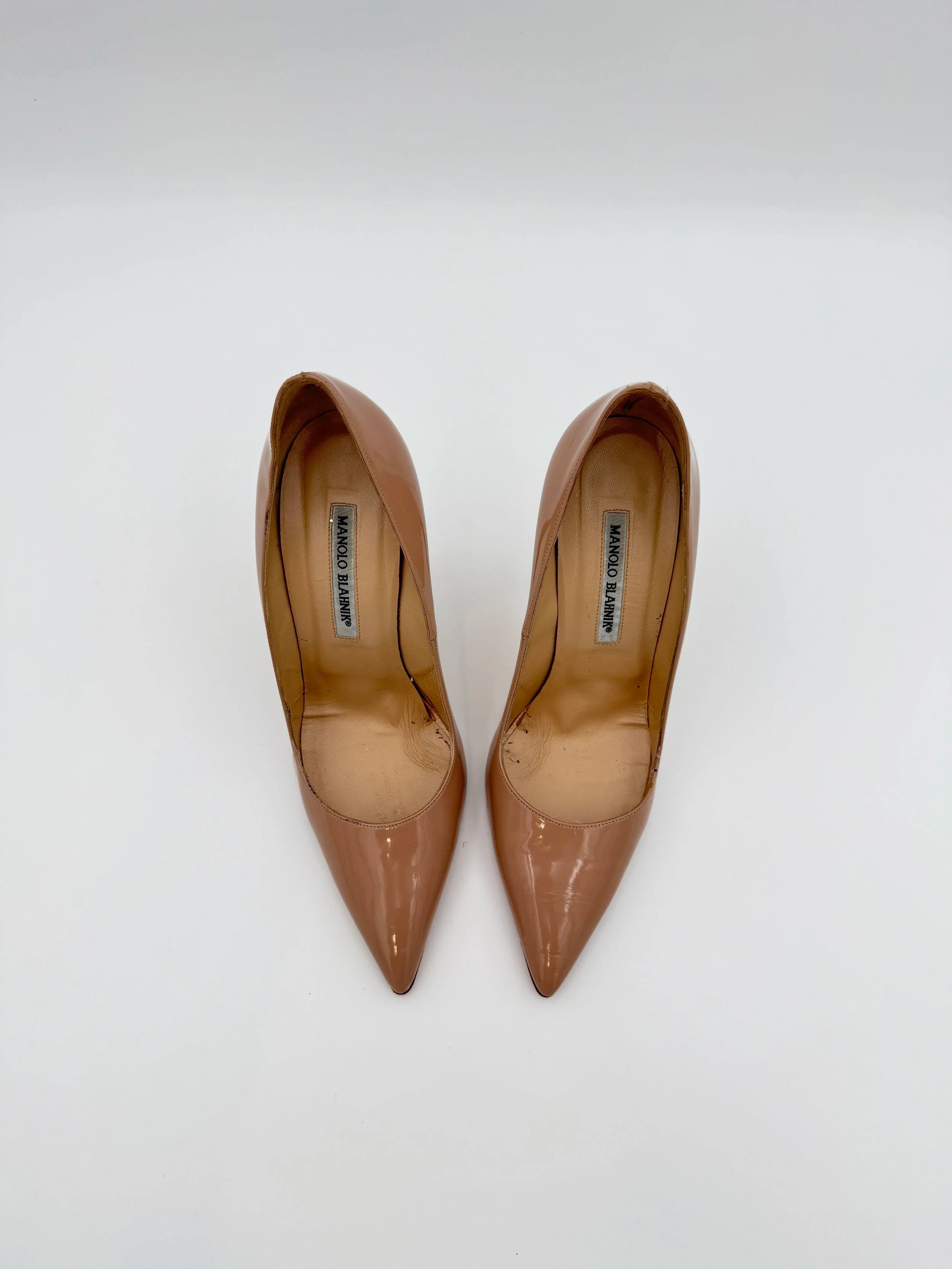 Manolo Blahnik nude stilleto - Size EU39
