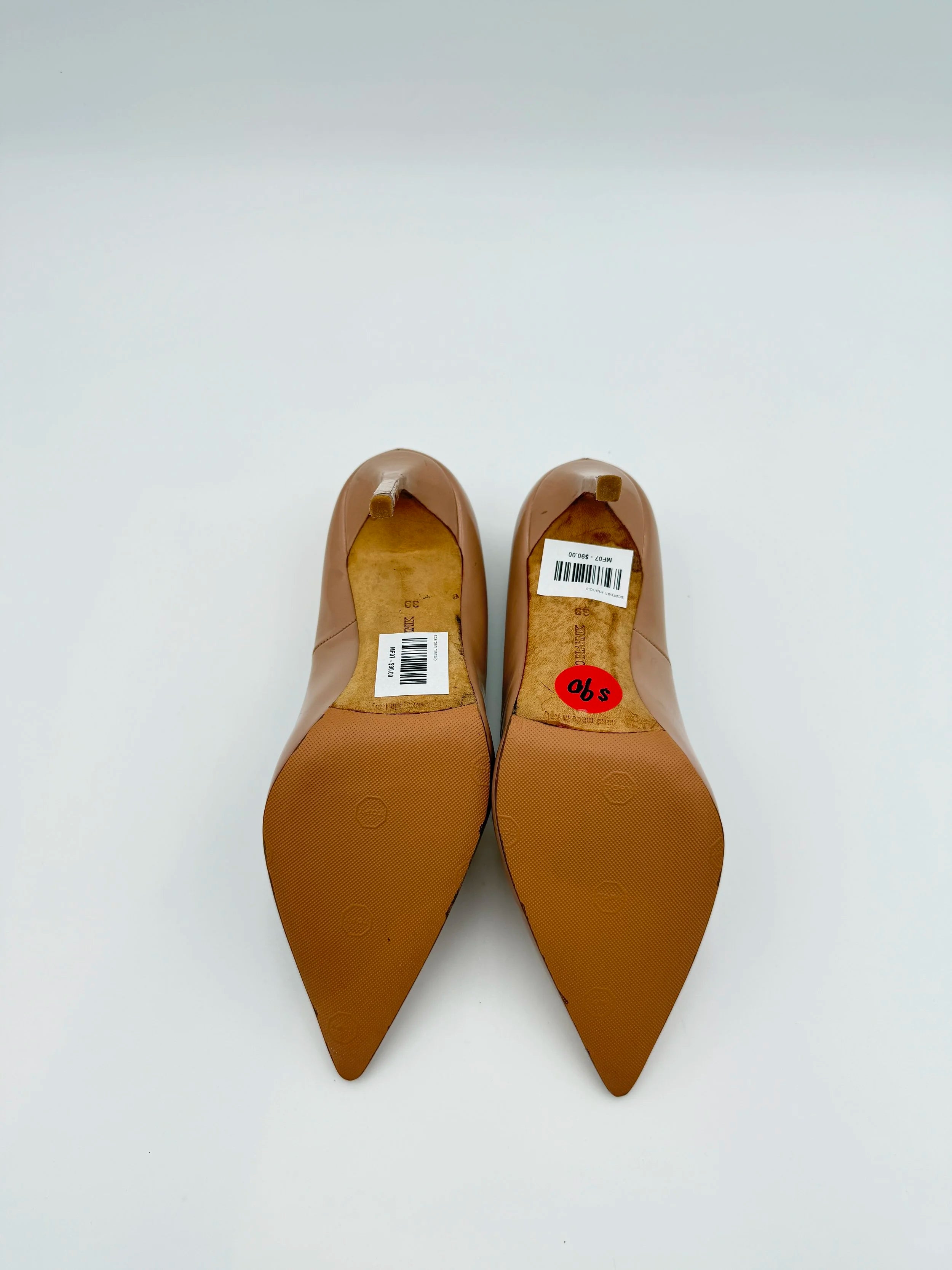 Manolo Blahnik nude stilleto - Size EU39