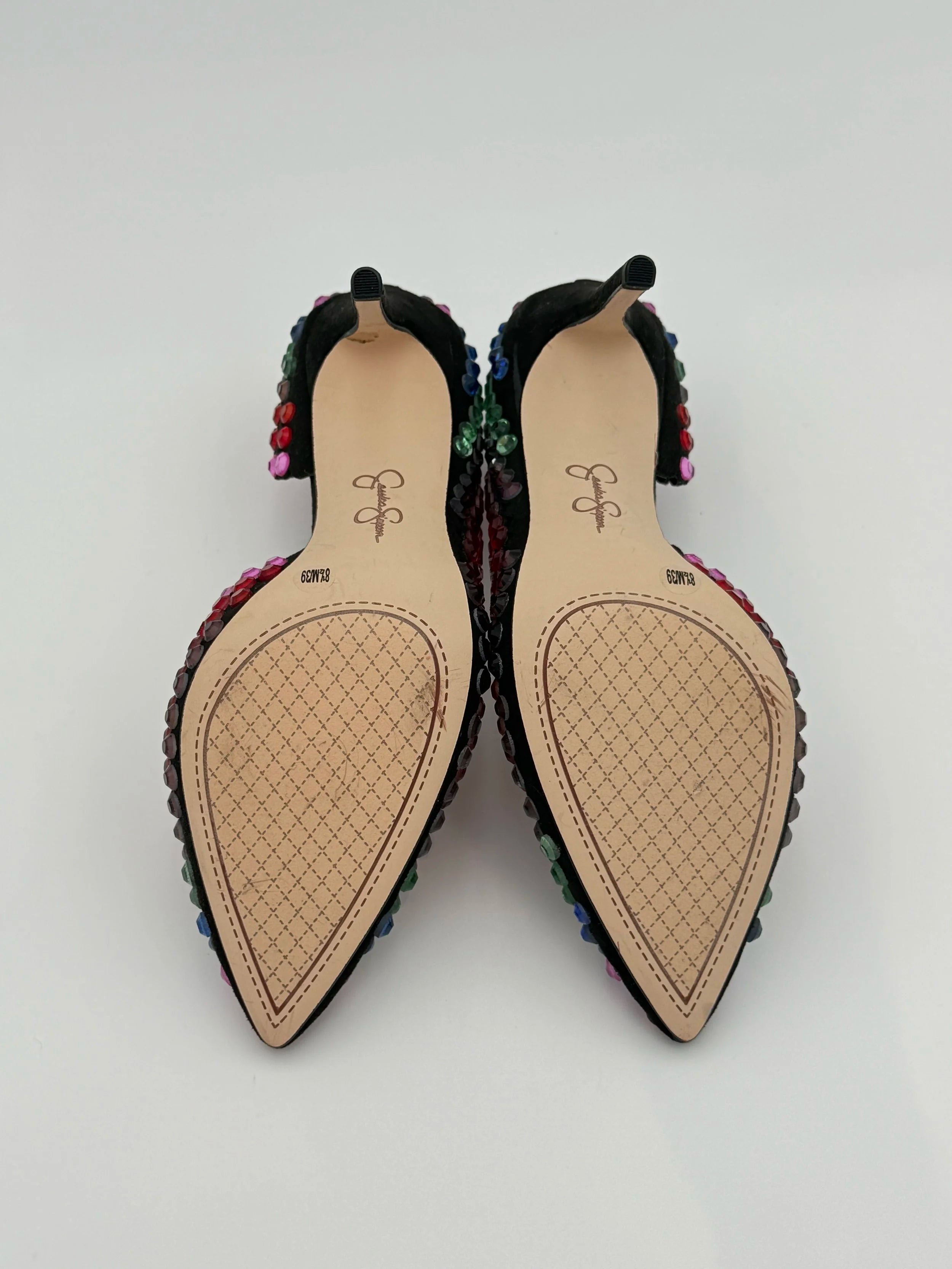 Jessica Simpson Beaded Multi Color Pump - New - Size US8.5