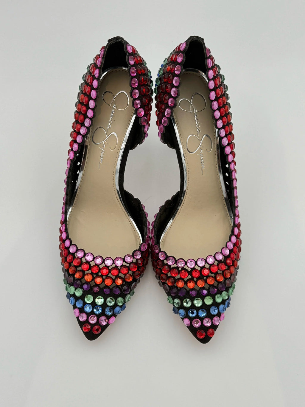 Jessica Simpson Beaded Multi Color Pump - New - Size US8.5