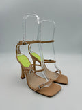 Schutz Nude Sandal - New - Size EU38