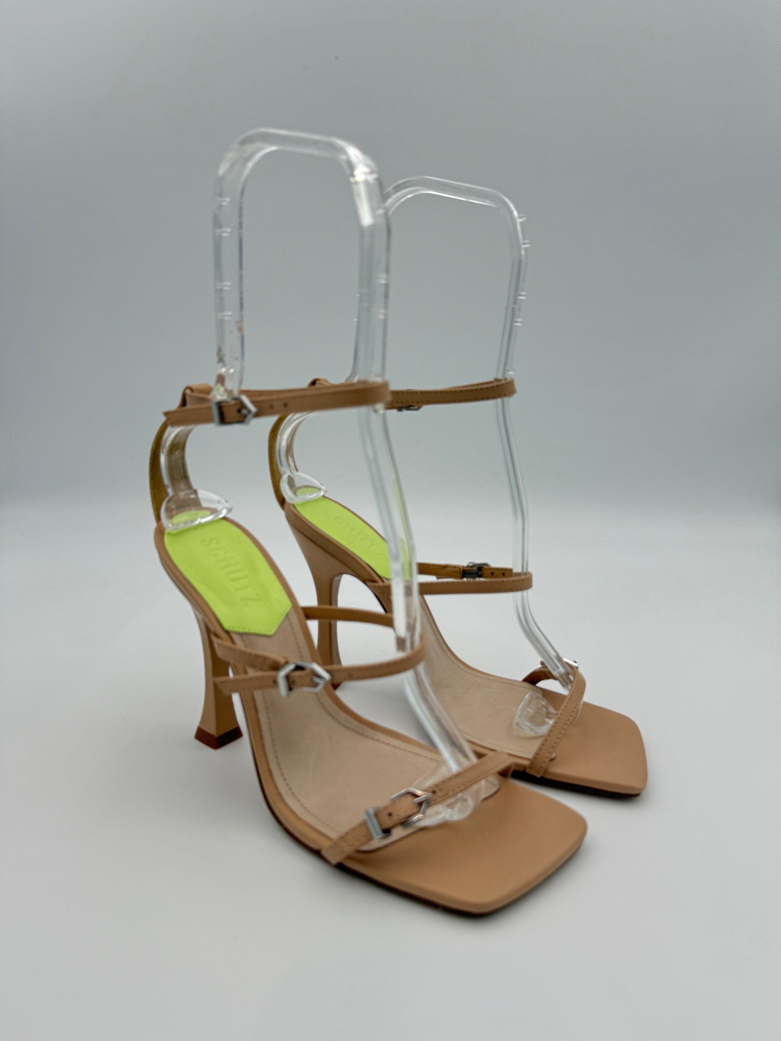 Schutz Nude Sandal - New - Size EU38