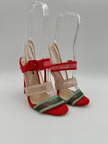 Color Mesh Strap Sandal - New - Size US39