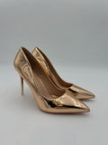 Bronze Stiletto Pump - NEW - Size EU40