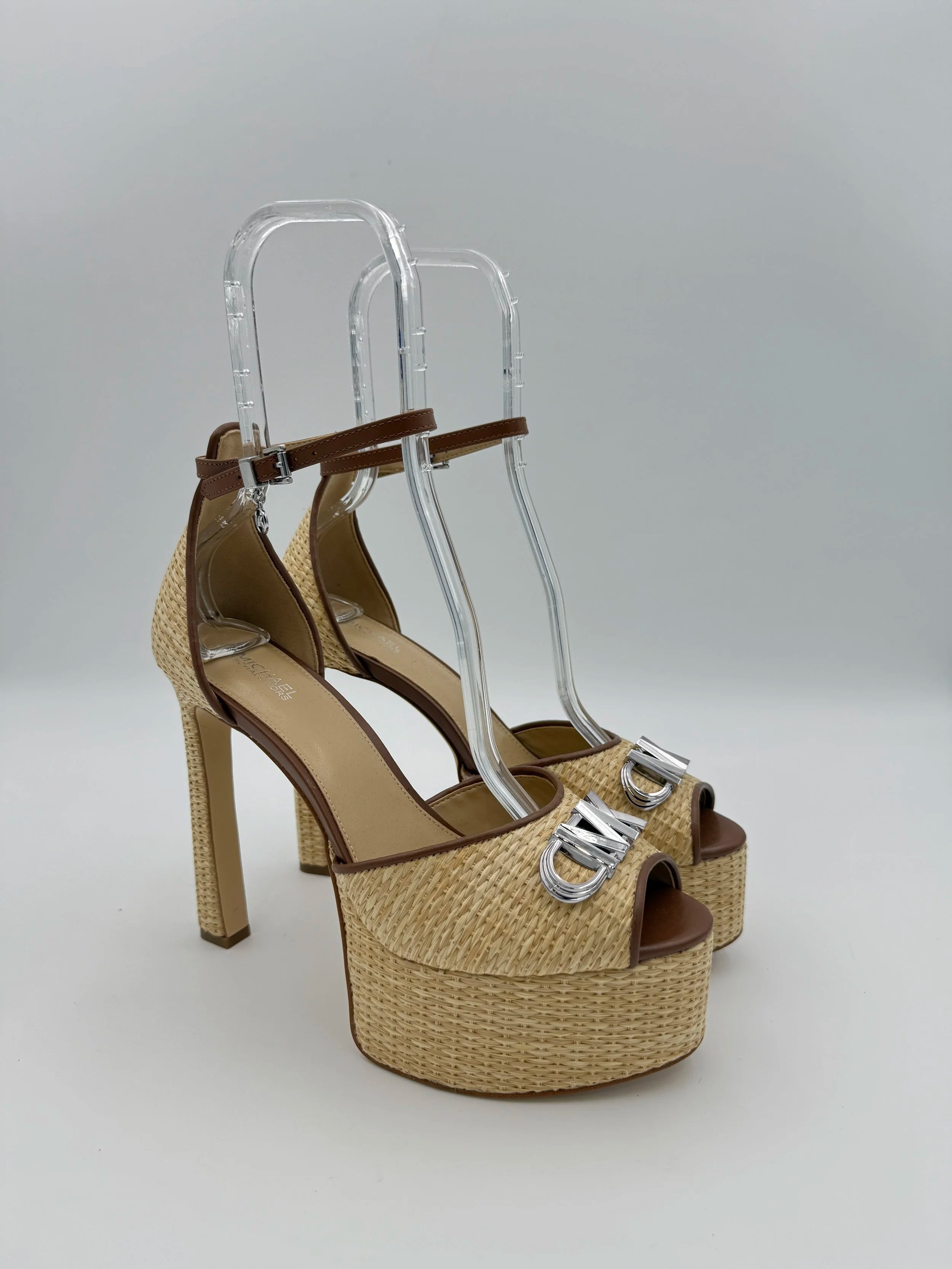 Michael Kors Raffia High Heel Platform - NEW - Size US9