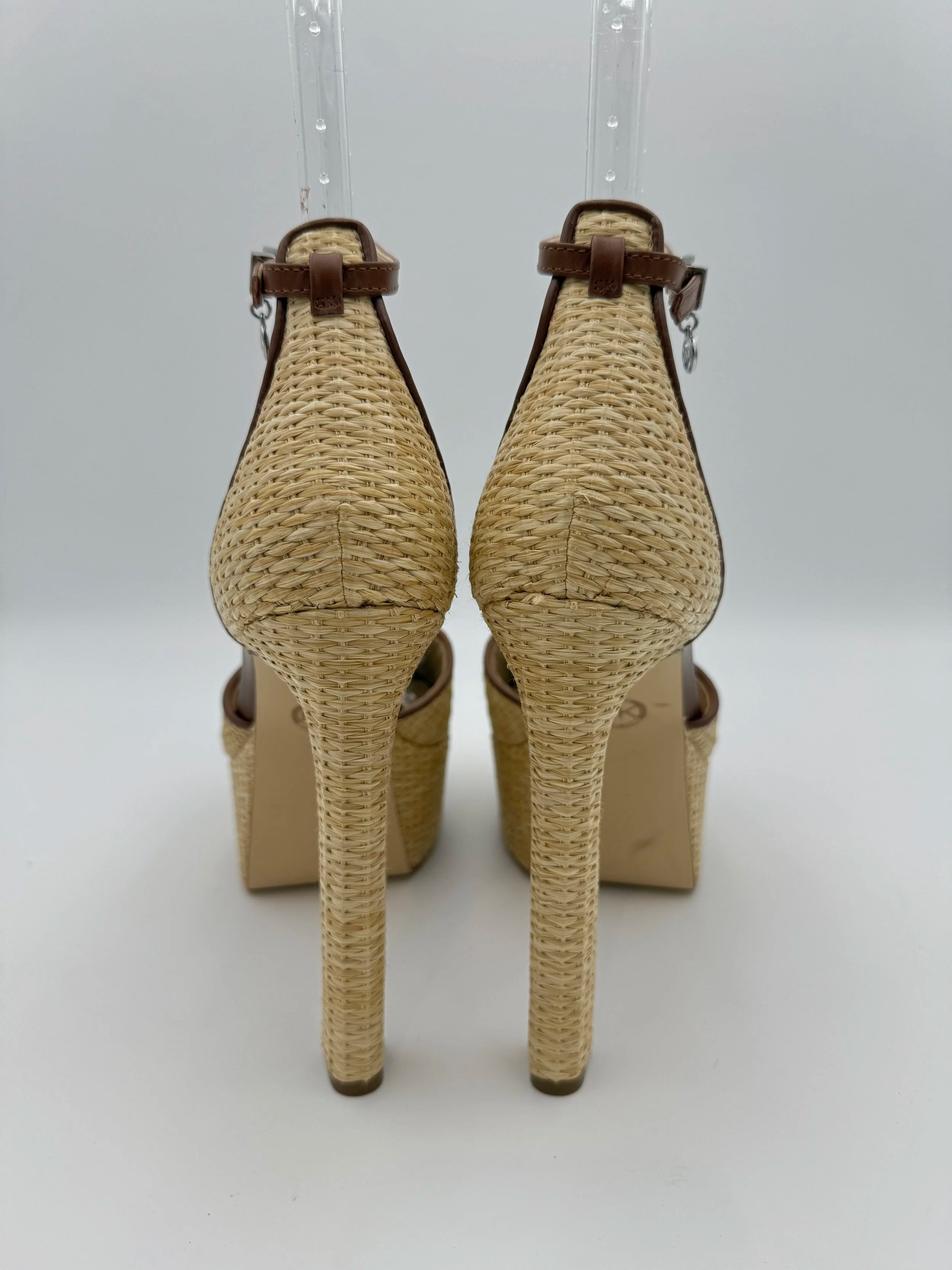 Michael Kors Raffia High Heel Platform - NEW - Size US9