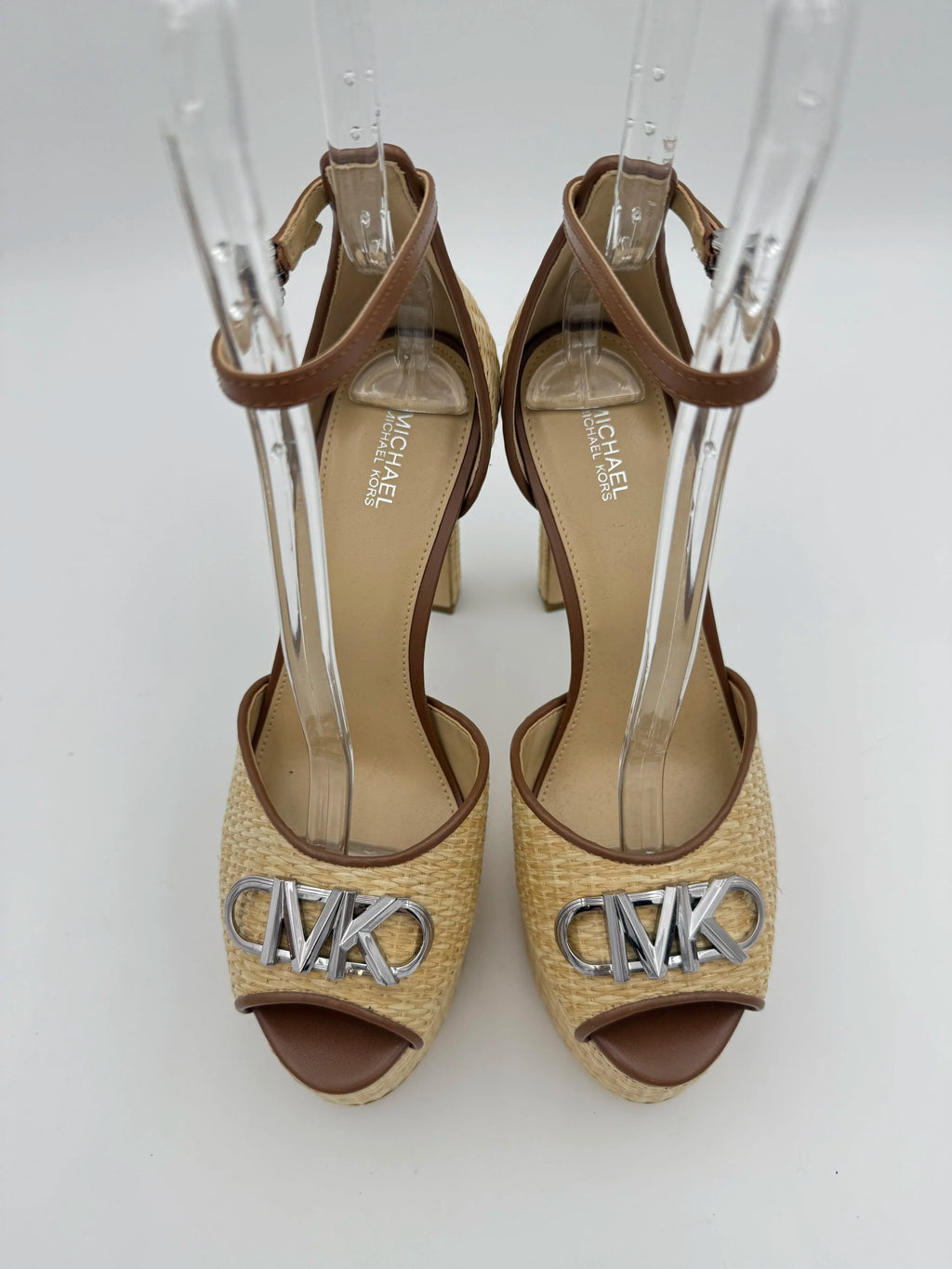 Michael Kors Raffia High Heel Platform - NEW - Size US9