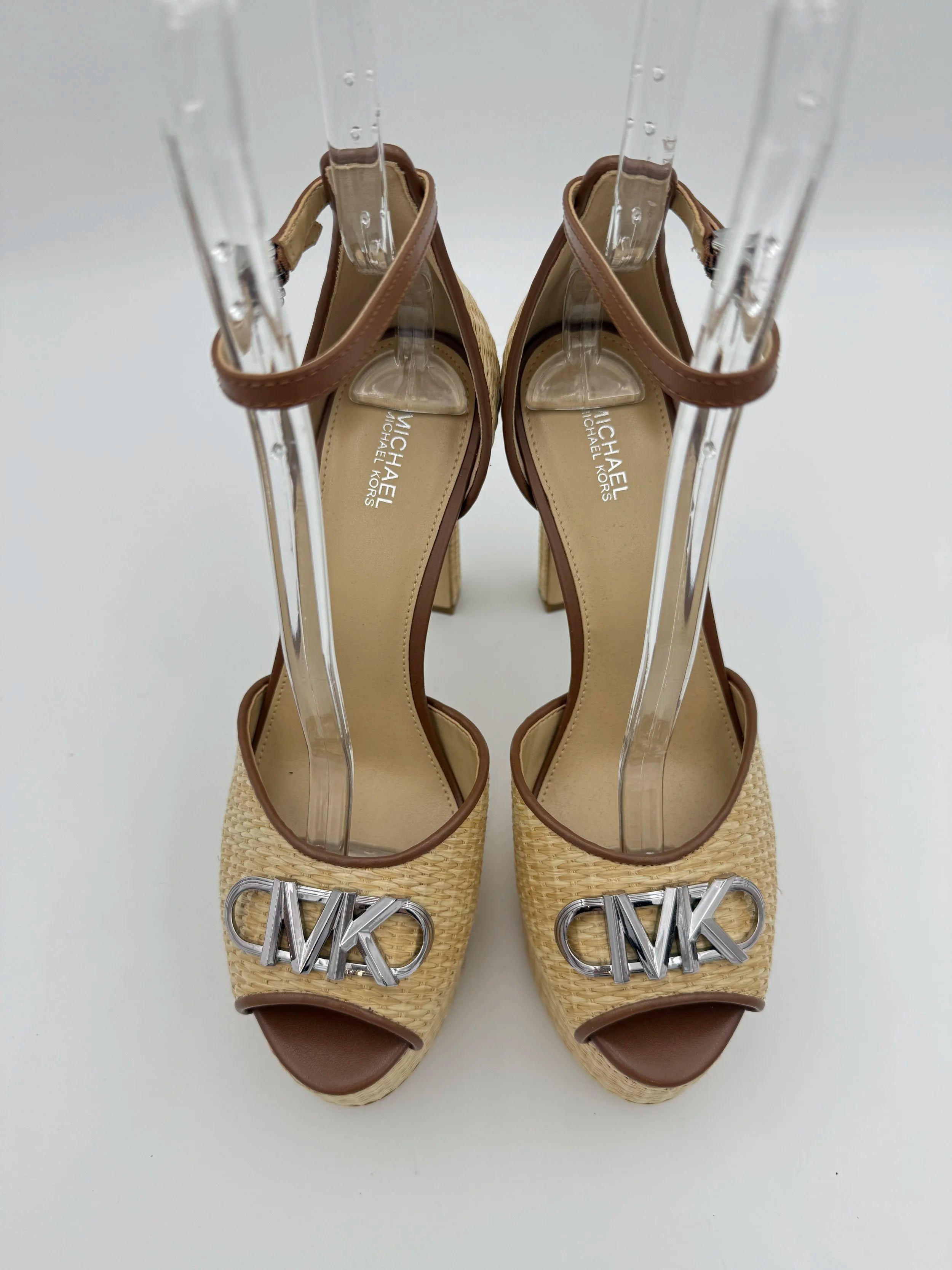 Michael Kors Raffia High Heel Platform - NEW - Size US9