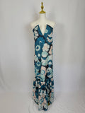 Adriana Degreas Blue Printed Dress - Size M