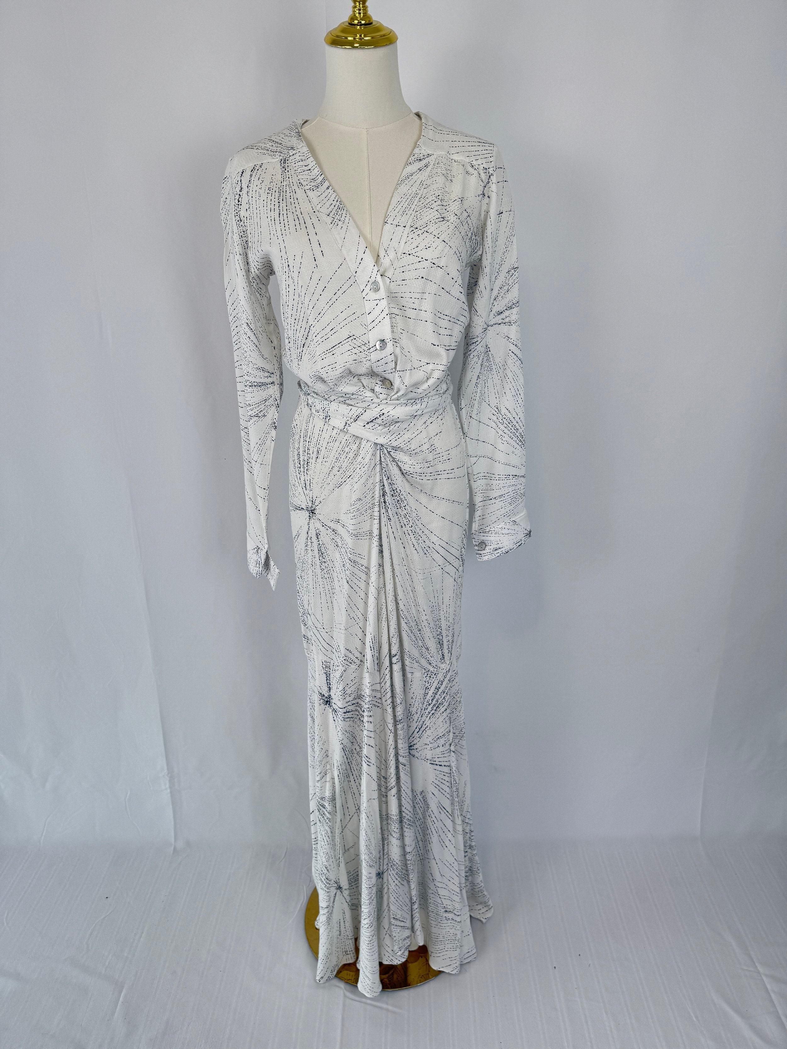 Bikiny Society White Maxi Dress - NEW - Size M