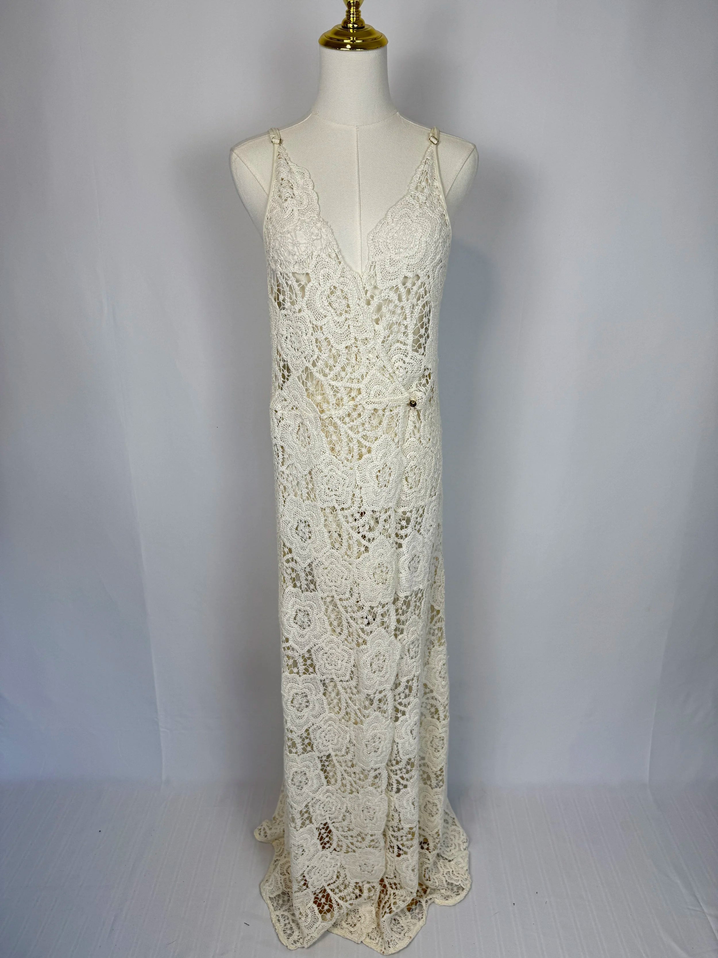 AGUA DE COCO Crochet  Dress - Size L