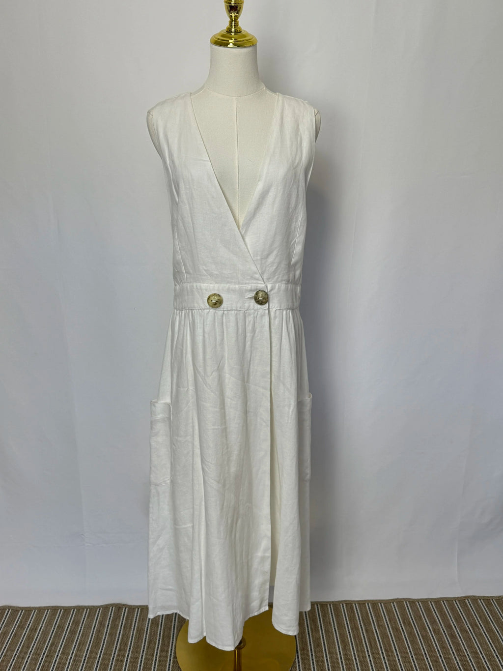 MIXED Summer Linen Dress - Size M
