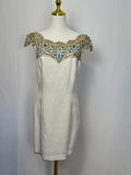Fatima Rendas Linen Dress - Size S