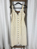 Mixed Striped Cotton Dress - Size US10