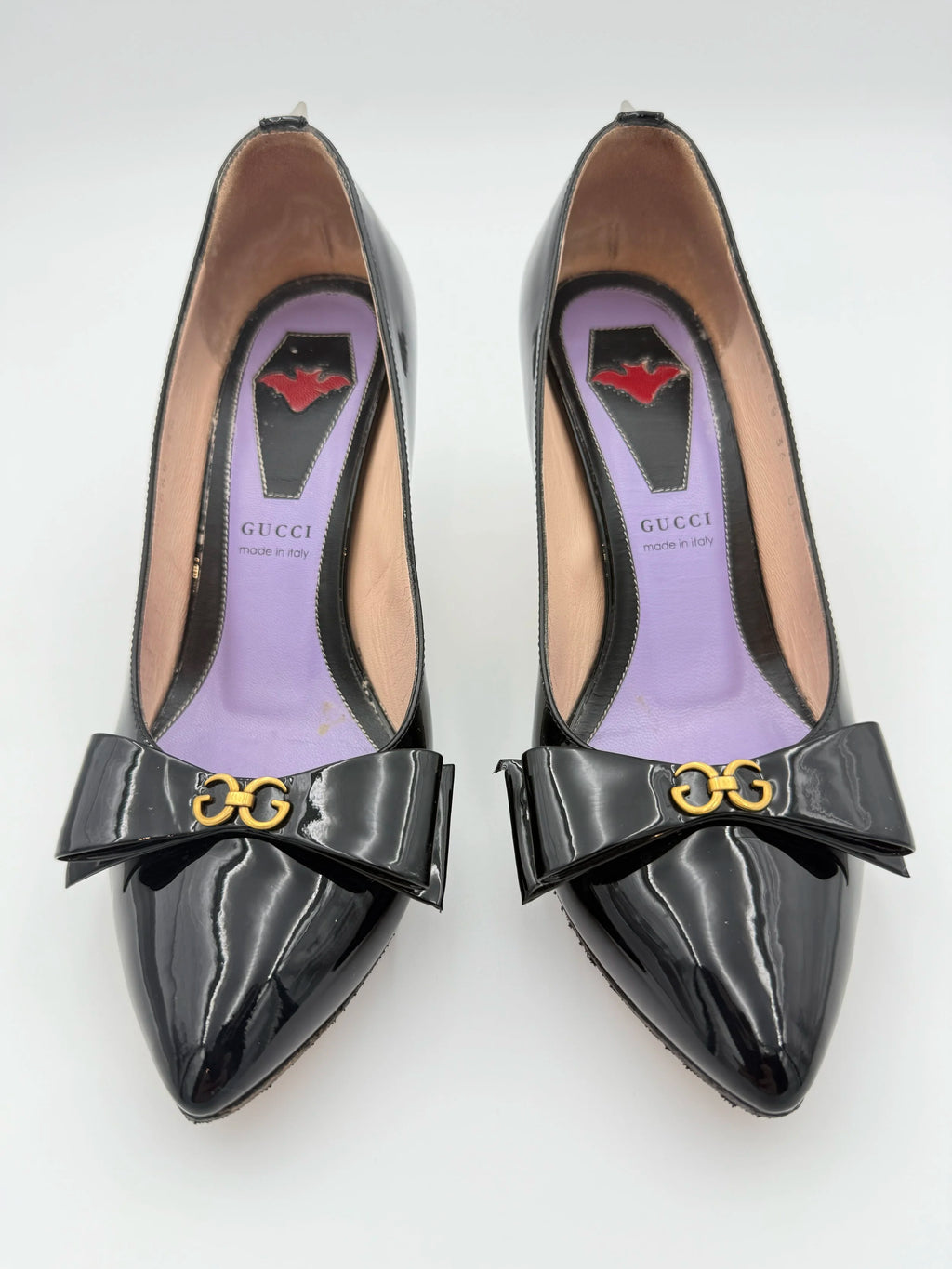 Black Gucci Sadie GG Spiked - Size 36EU