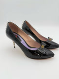 Black Gucci Sadie GG Spiked - Size 36EU