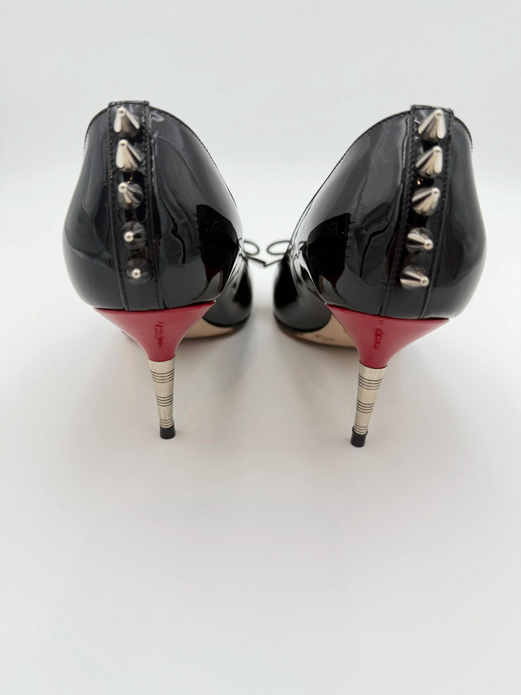 Black Gucci Sadie GG Spiked - Size 36EU