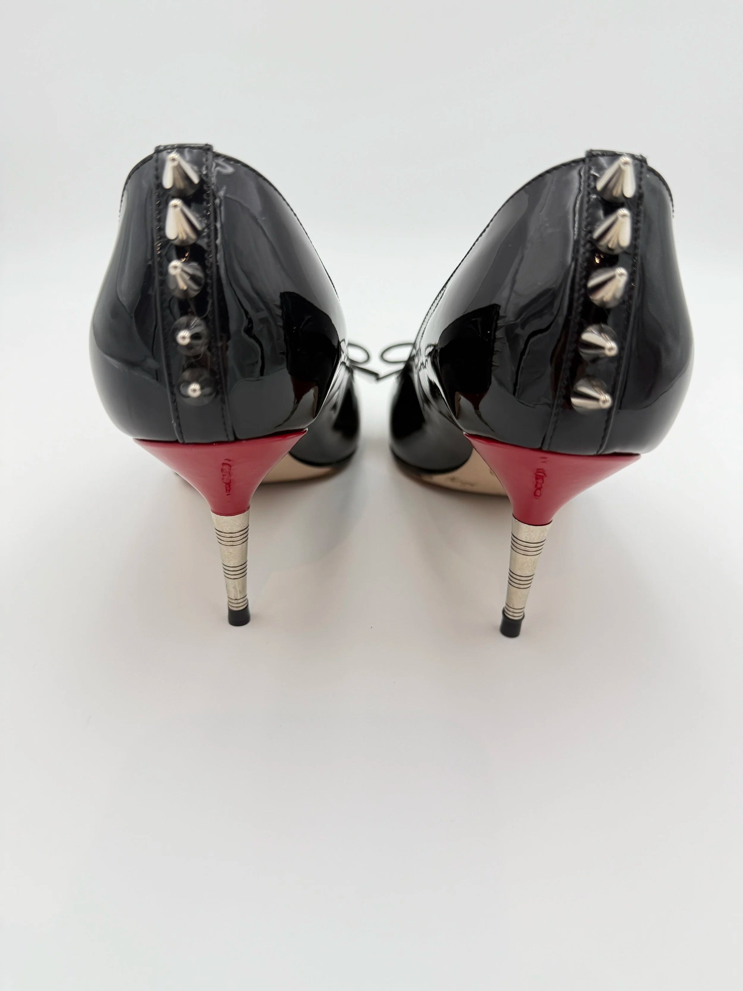 Black Gucci Sadie GG Spiked - Size 36EU