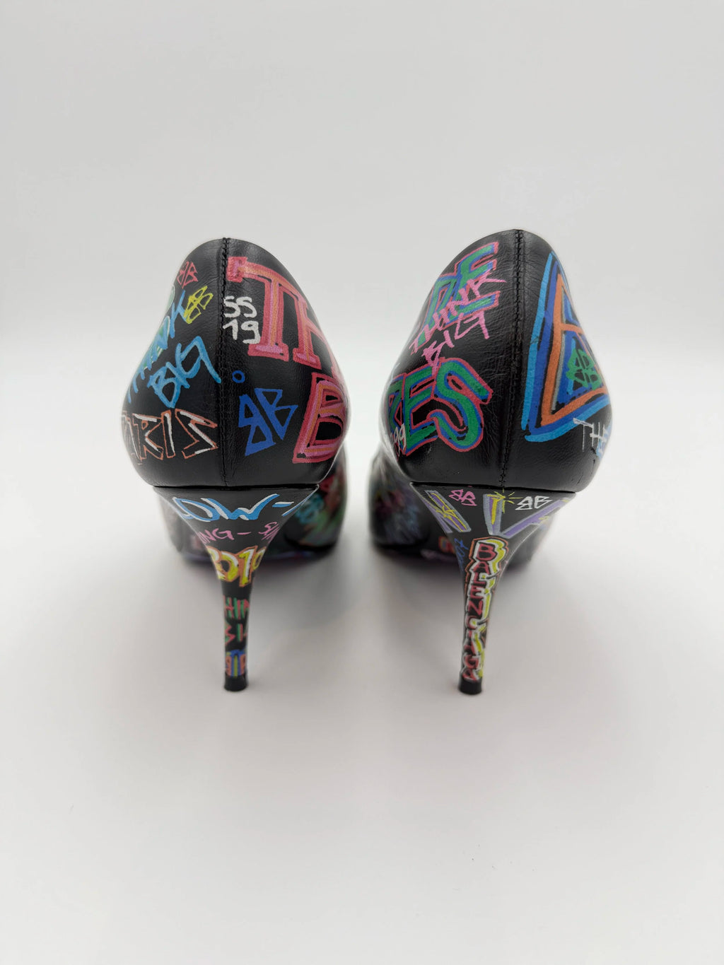 Balenciaga Graffiti Print Pump - Size EU37