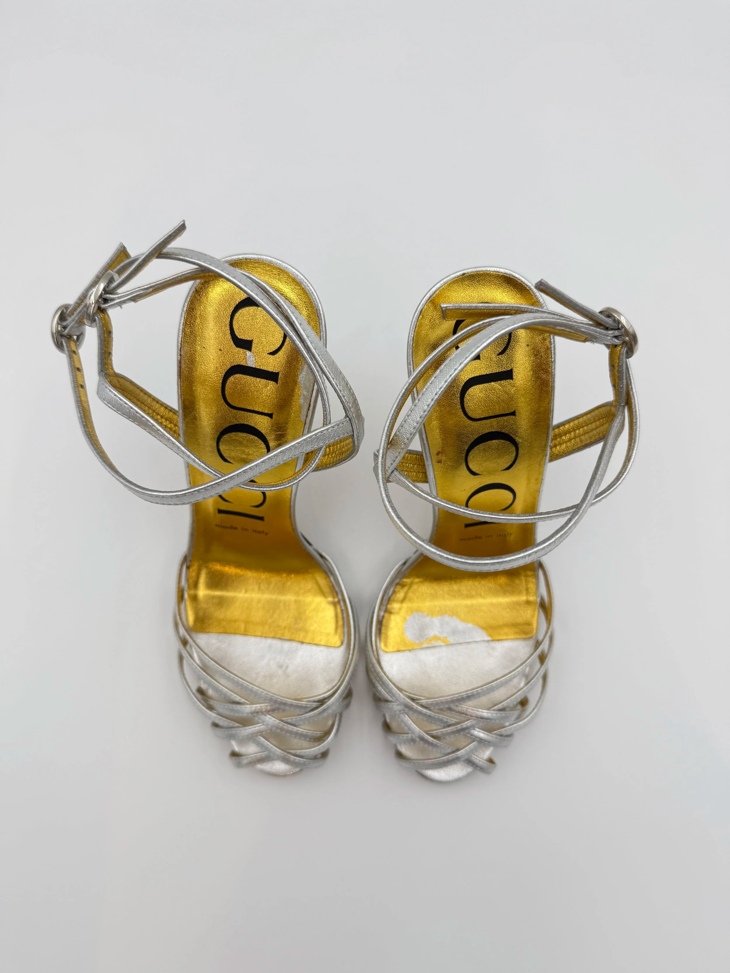 Gucci Draconian Silver - Size EU37