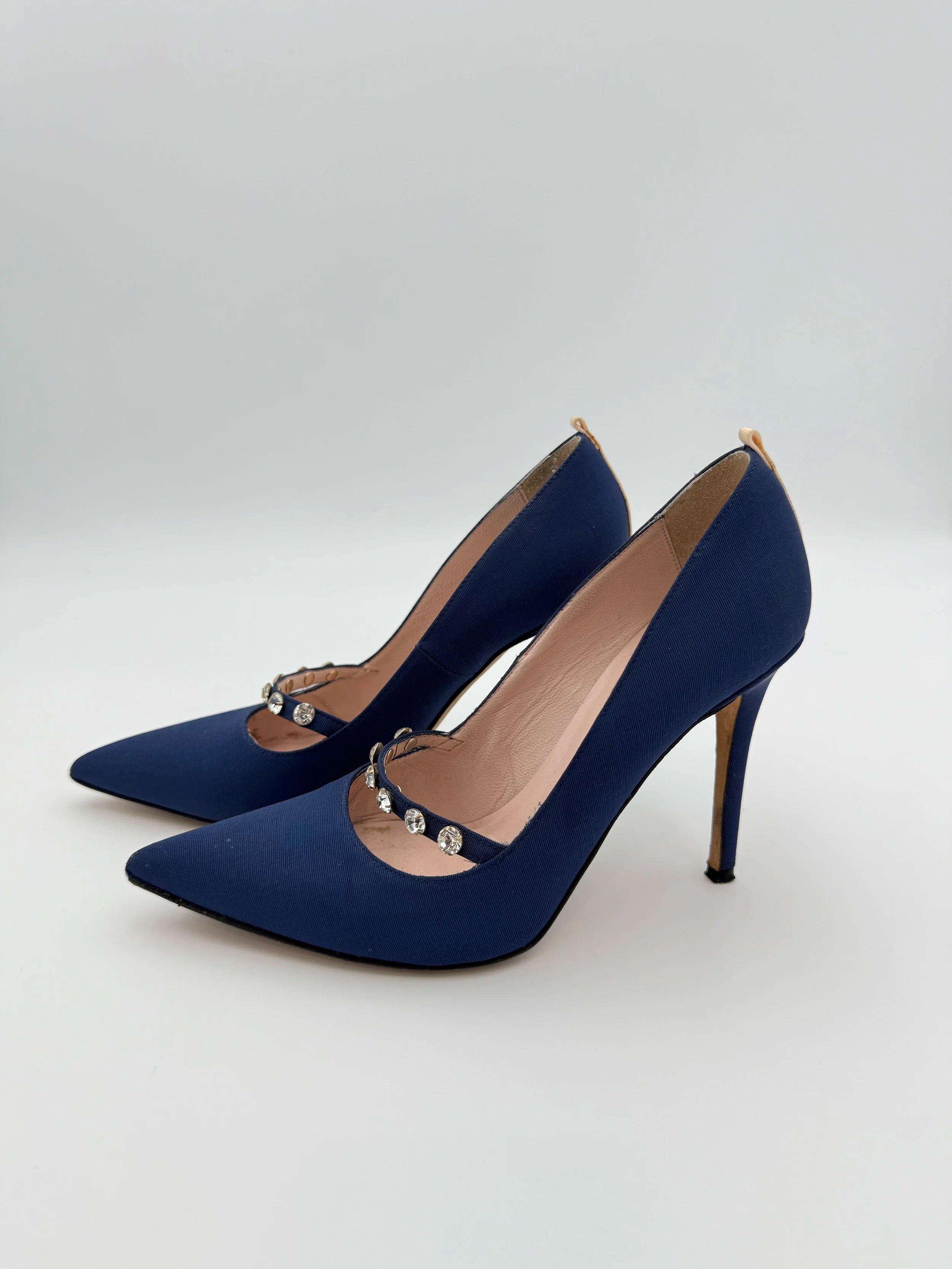 SJP Daphne Blue Crystal - Size EU36.5