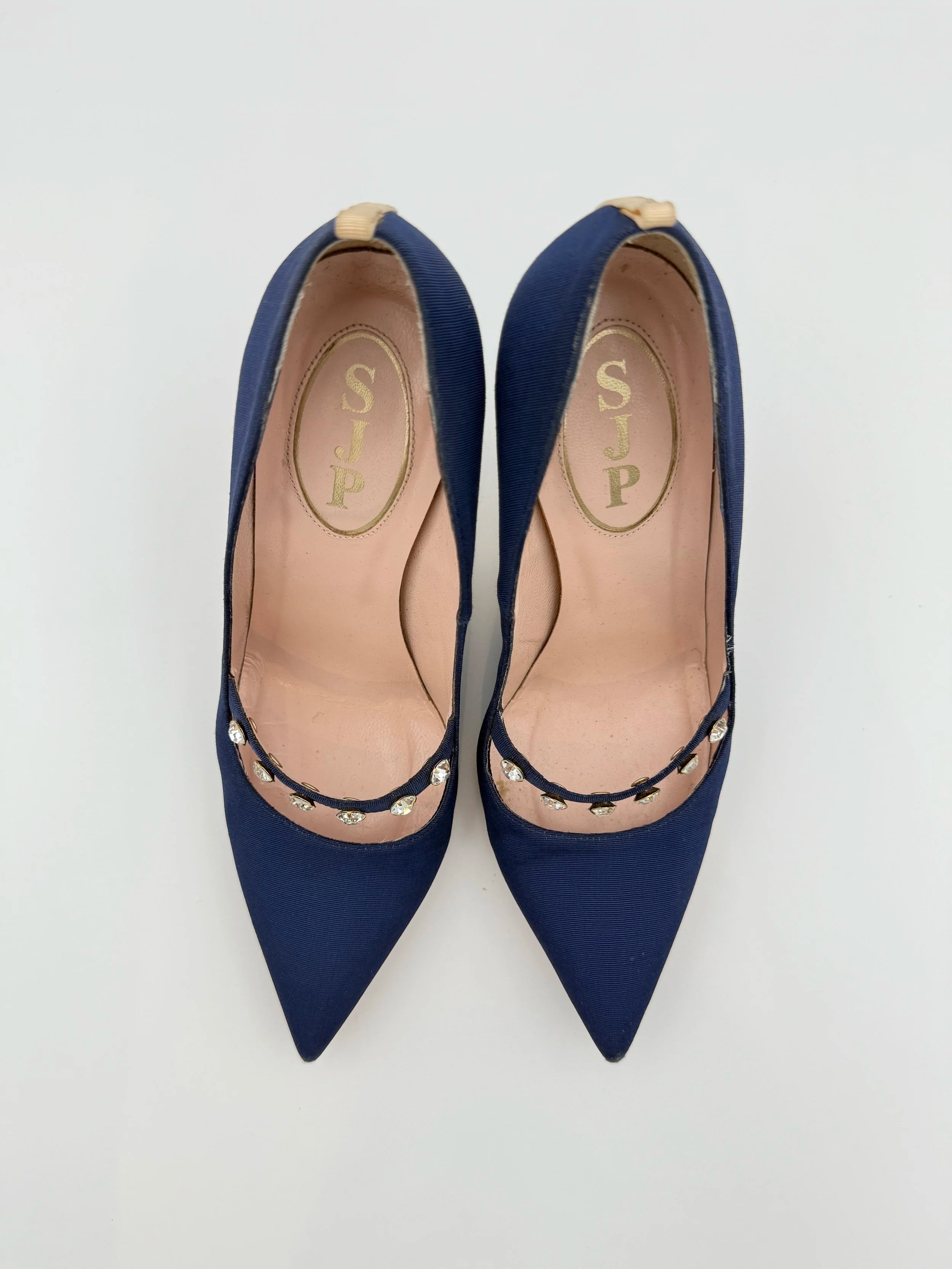 SJP Daphne Blue Crystal - Size EU36.5