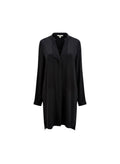 Comptoir Black creppe dress shirt