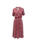 Zadig Voltaire Red Blue Floral dress medium