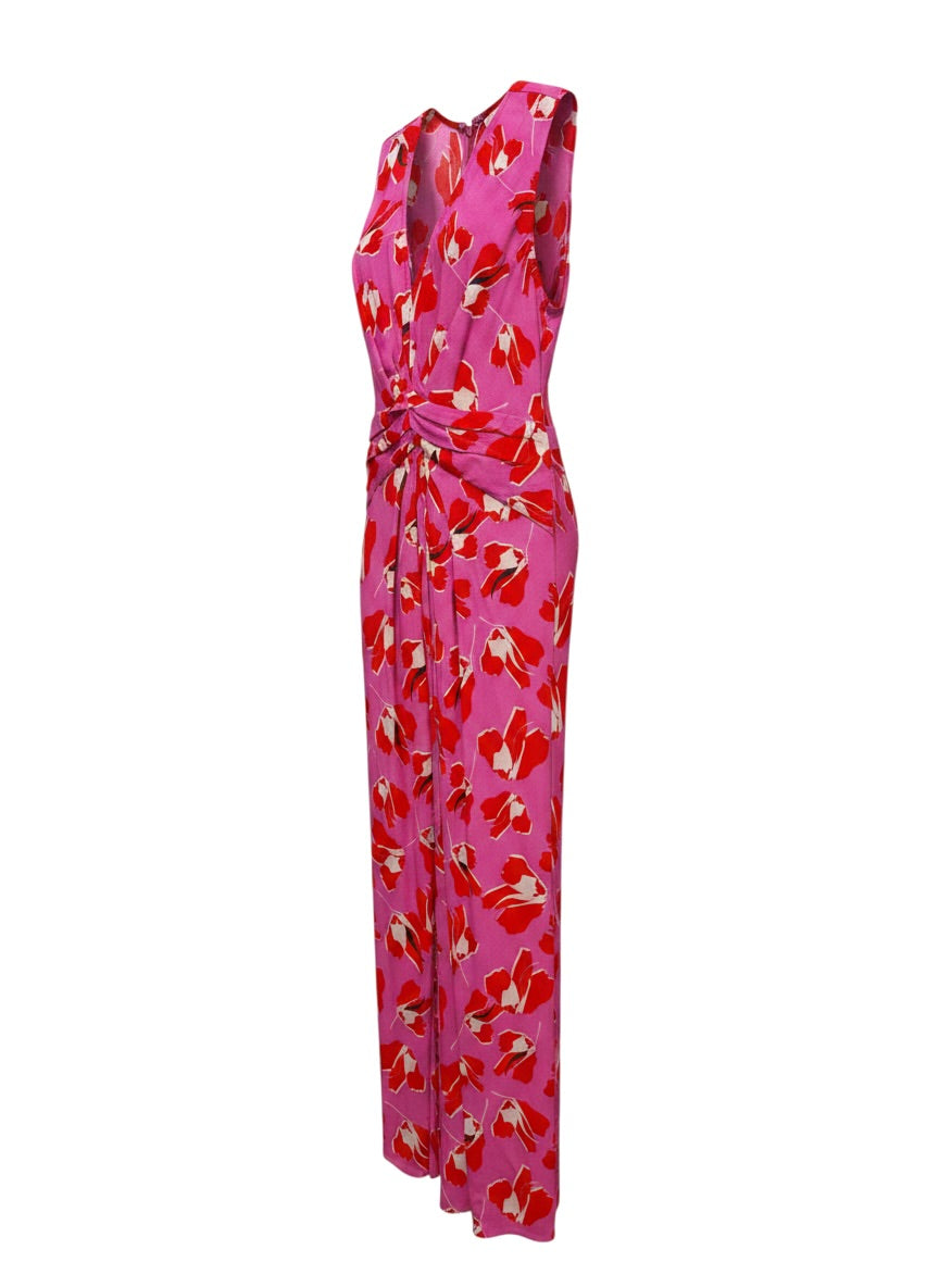 DVF Ace Printed halterneck dress size 4 / Small