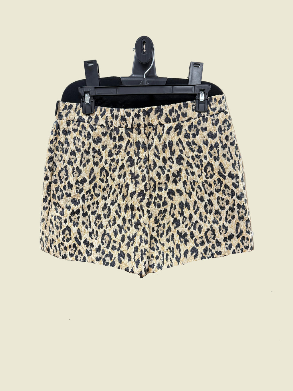 Valentino Brocade Jacquard Leopard Shorts Medium