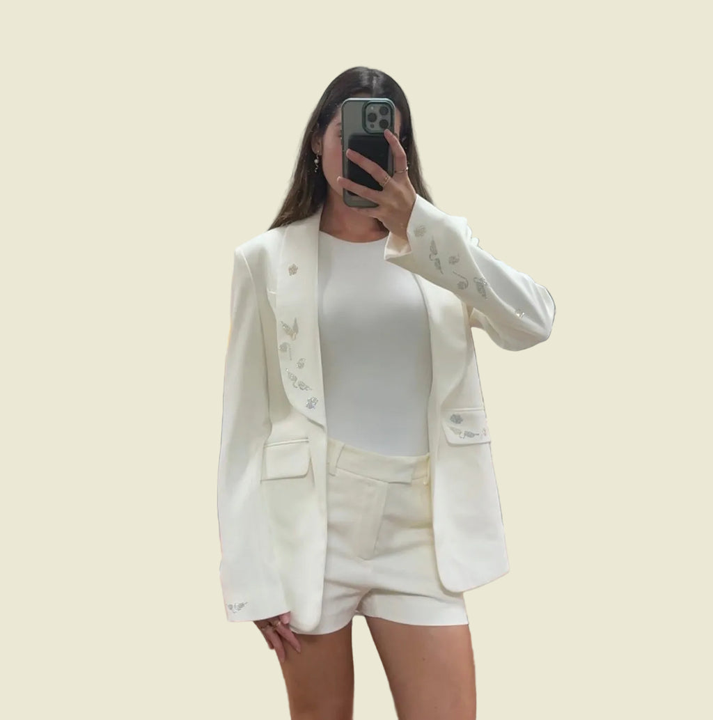 Zadig off white jacket set