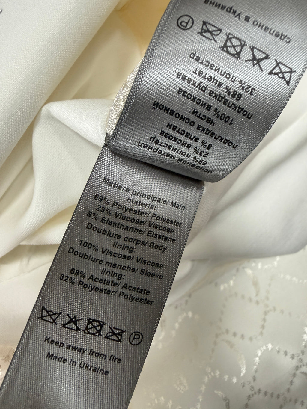 Zadig off white jacket set