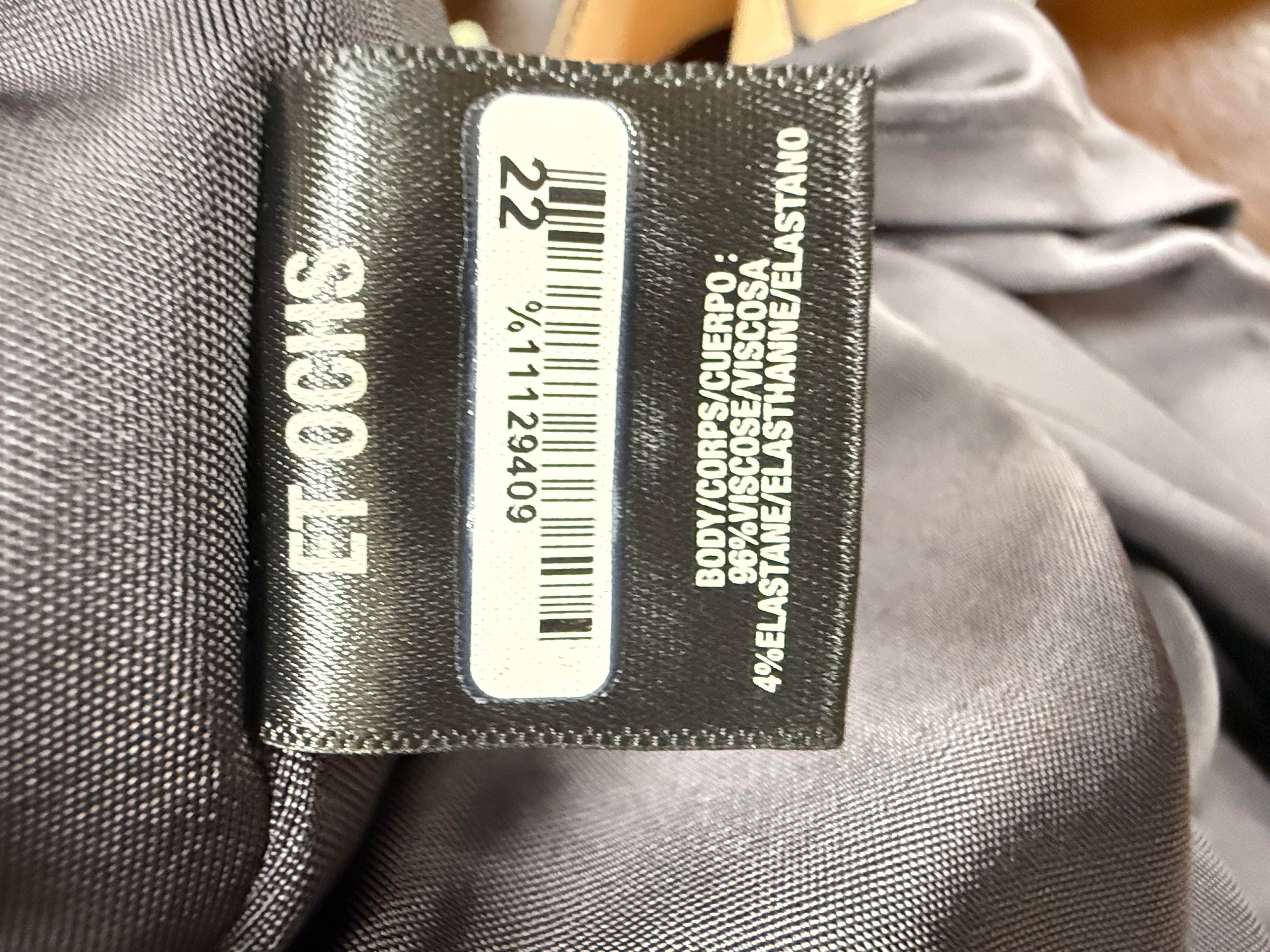 ET OCHS Grey Jersey Dress