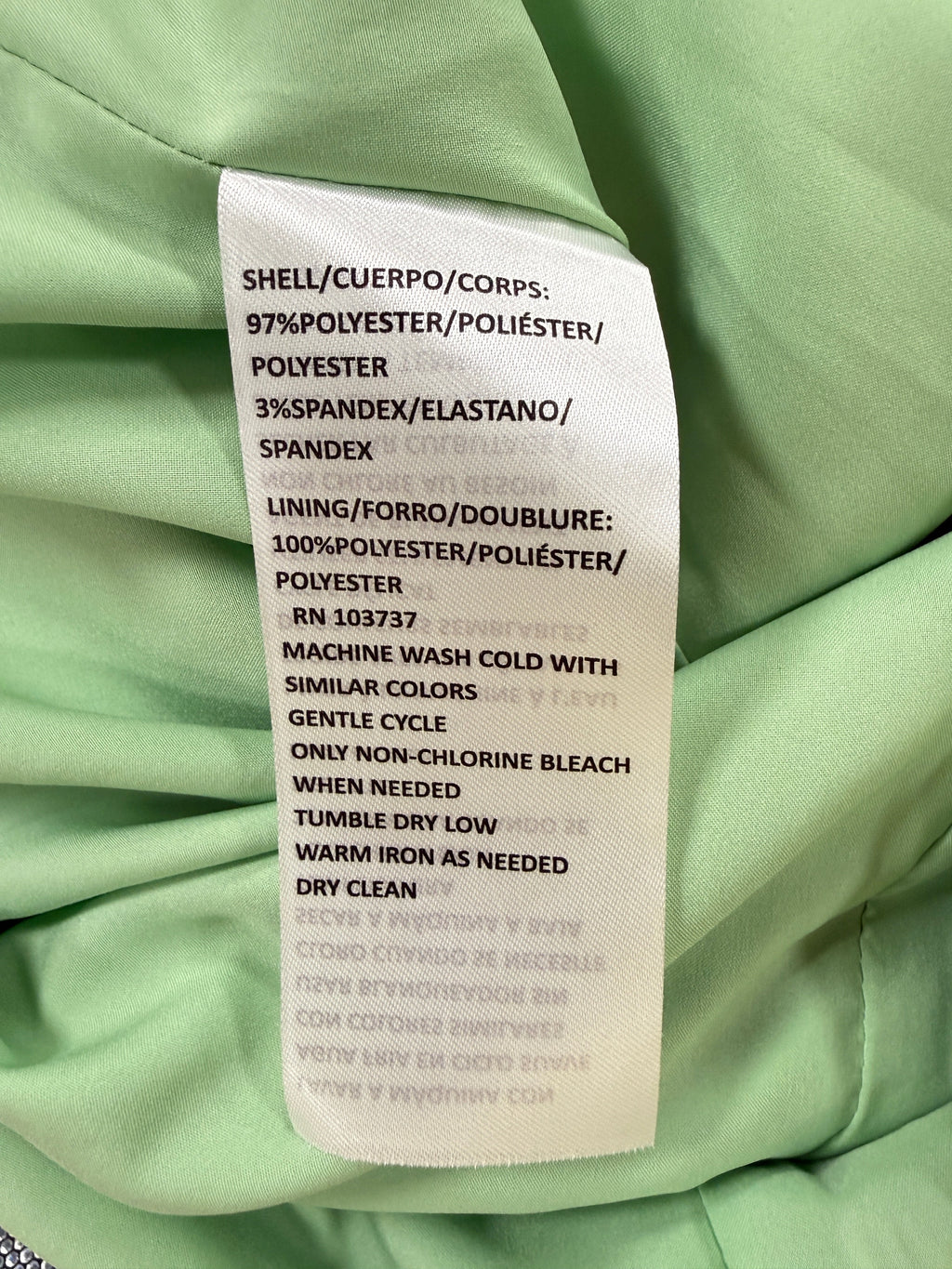 Donna Morgan Green Maxi Dress XL