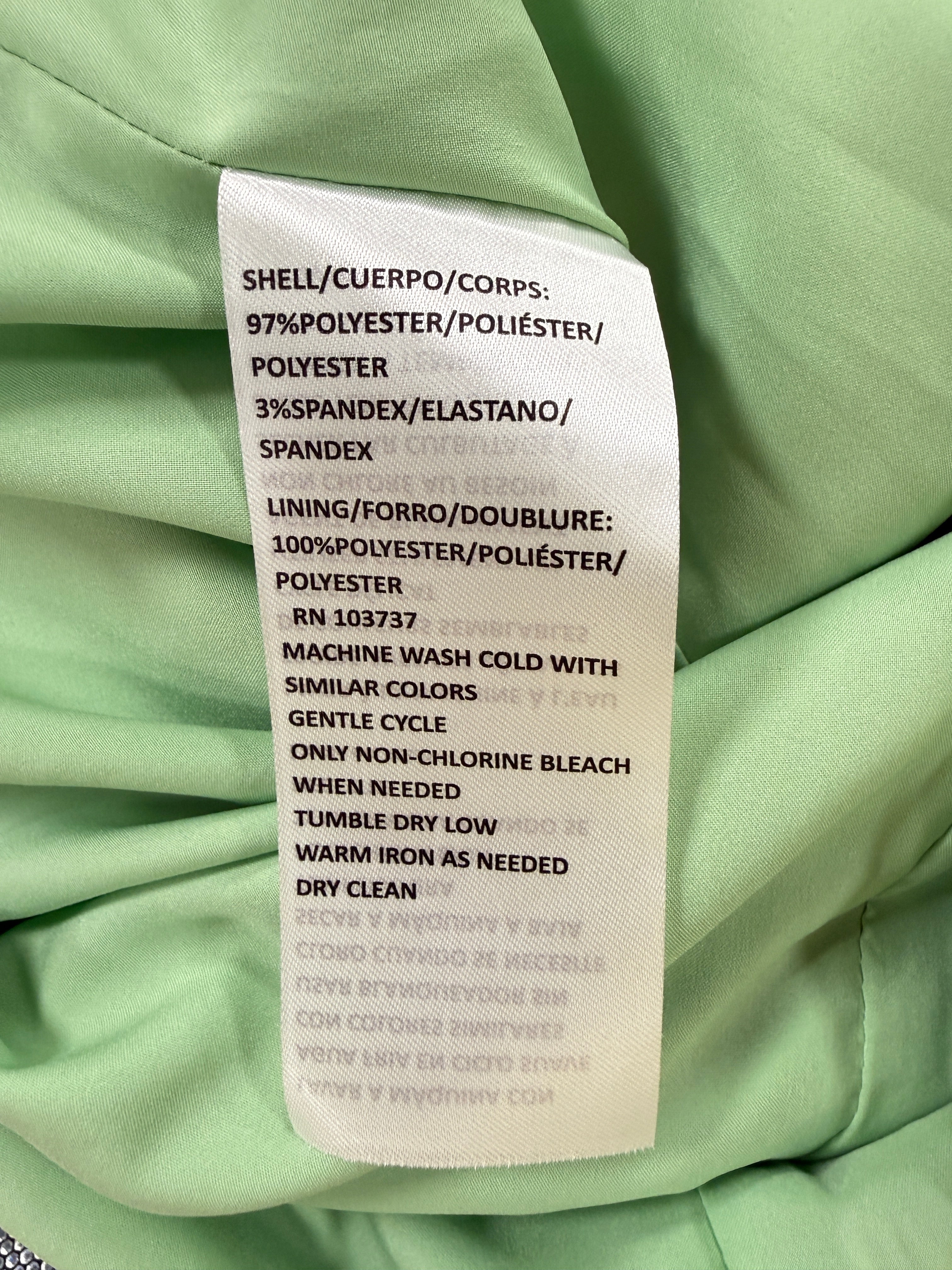Donna Morgan Green Maxi Dress XL